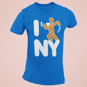 I Run Ny Shirts by Nation Streetwear in blue