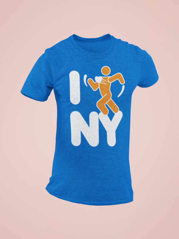 I Run Ny Shirts by Nation Streetwear in blue