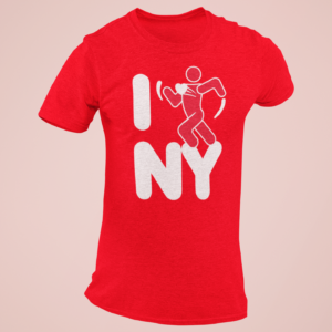 I Run Ny Shirts by Nation Streetwear in red