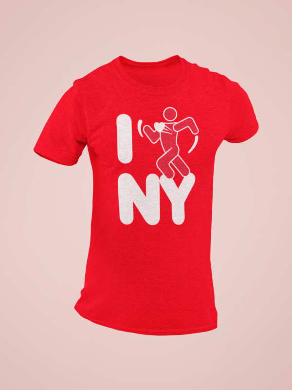 I Run Ny Shirts by Nation Streetwear in red